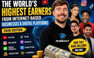 The World’s Highest Earners From Internet-Based Businesses & Digital Platforms (2026): How They Make Money