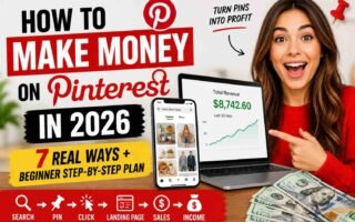 How to Make Money on Pinterest in 2026: 7 Real Ways + Beginner Step-by-Step Plan