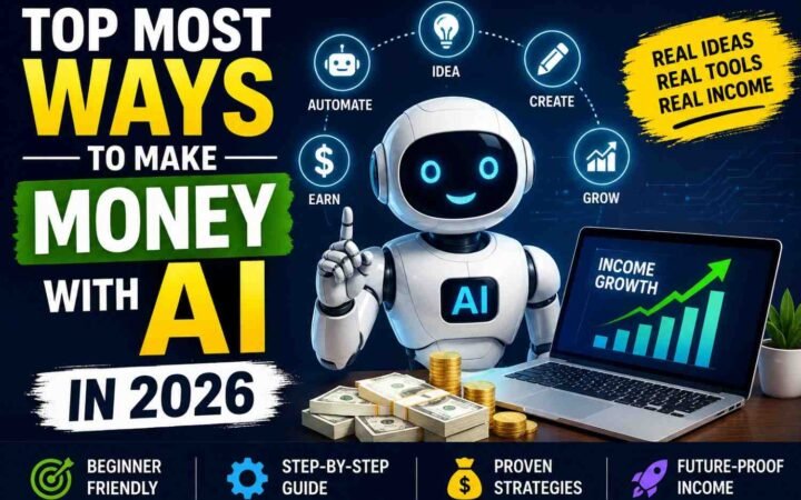 Top Most Demanding Ways to Make Money with AI in 2026 (Real Methods That Actually Work + Step-by-Step Blueprint)